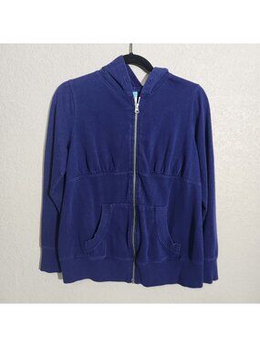 Old Navy Maternity Women’s Hooded Jacket Size S Purple Casual Zip-Up NO STRING